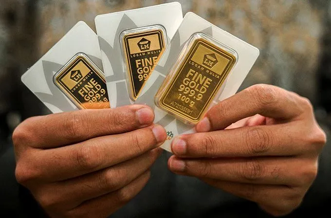 Harga emas Antam naik menjadi sekitar Rp2,7 juta/gram
